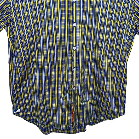 Robert Graham 100% Cotton Plaid Long Sleeve Button Down Shirt Size Extra Large - Picture 5 of 14